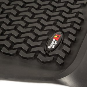 Ford F-550 Floor Liners - Front - Rugged Ridge - Rugged Ridge - Black - `17-`18